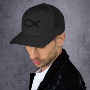 Stealth Fish Trucker Cap - Image 3