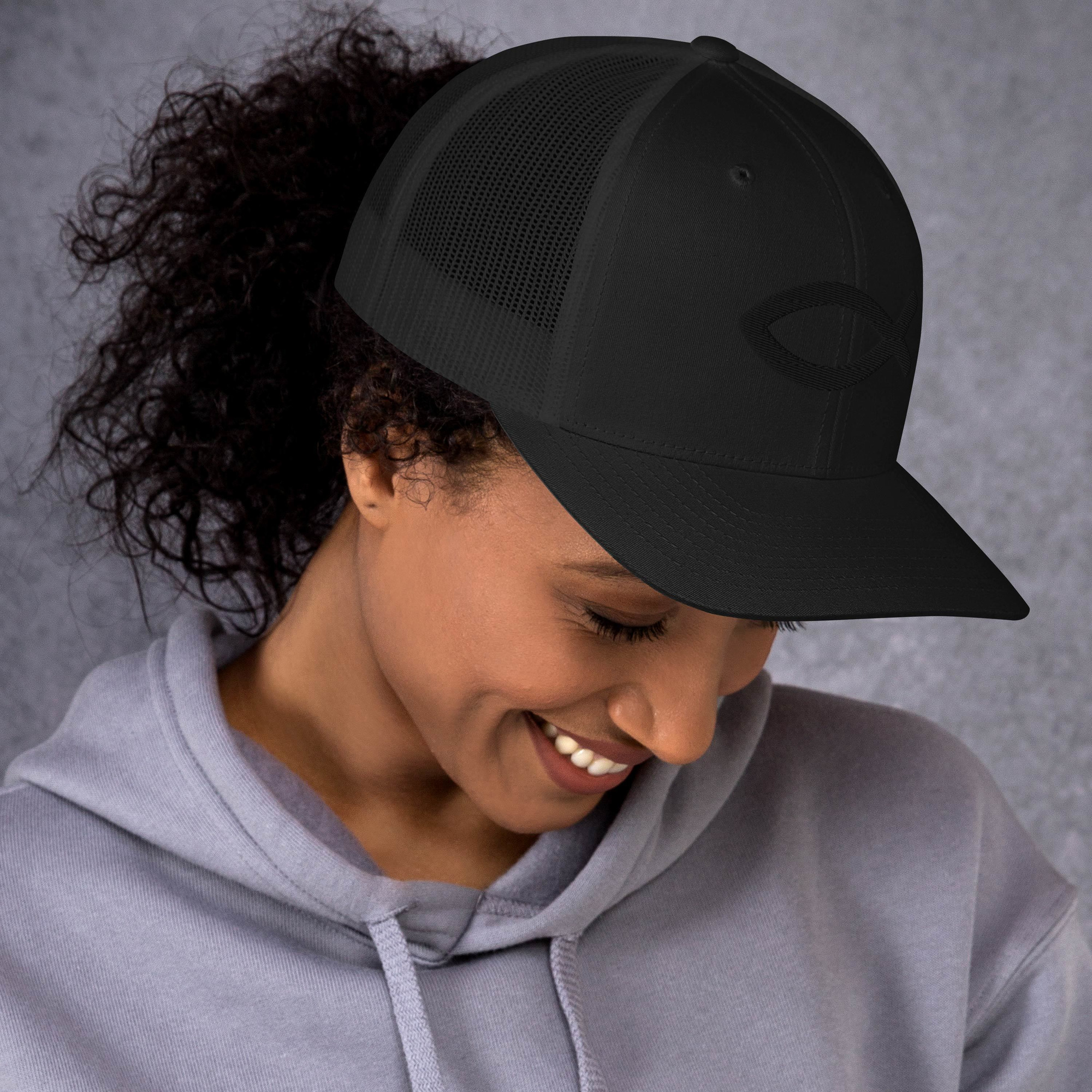 Stealth Fish Trucker Cap - Image 2